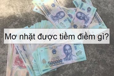 nằm mơ nhặt được tiền