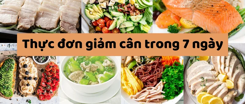 Thực đơn giảm cân 7 ngày chi tiết cho người mới bắt đầu
